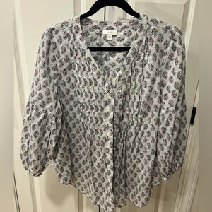 J. Jill Paisley Blouse